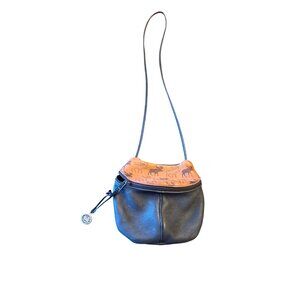 Erda Leather Sling Bag With Moose Print Crossbody Zip Closure Western Ranch